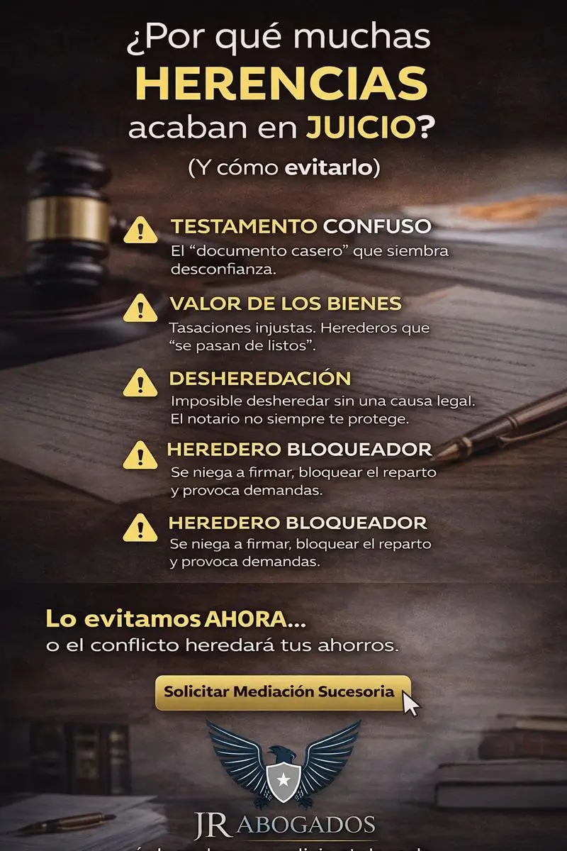Heredero que fue excluido injustamente